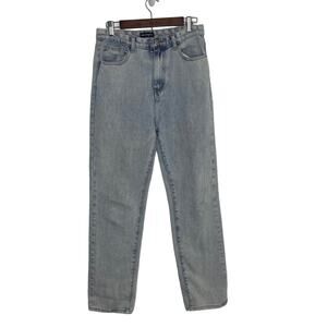 Pretty Little Things women's 12 blue jeans light wash high waisted straight leg